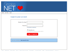 Tablet Screenshot of dating.singlesnet.co.za
